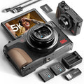 True 5K 64MP Digital Camera for Photography, Autofocus 18X Zoom, Comes by NBDDIGITAL