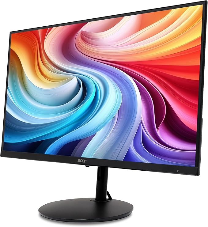 Acer SH242Y G0bih 23.8" IPS Full HD (1920 x 1080) Ultra-Thin Gaming Office Monitor | Adaptive-Sync Support (FreeSync Compatible) | Up to 120Hz Refresh | 1ms (VRB) | Adjustable Stand | HDMI & VGA Ports