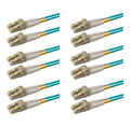 SpeedyFiberTX 6-Pack 1.5 Meter Multimode 10G OM3 50/125 Fiber Optic Patch Cable by SpeedyFiberTX