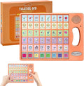 AAC Device for Autism with Grip Handle - 40 Pre-Installed Buttons & 8 Programmable Keys, Non-Verbal Communication Tool for Speech Therapy, Stroke Rehab & Aphasia, Adjustable Volume Talking Aid