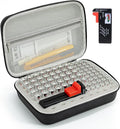 stukcaze Battery Organizer Storage Case with Tester for AA AAA Button Battery Holder Carrying 3 Batteries Variety Pack 88 Batteries Zipper Mesh Bag (Batteries Not Included)