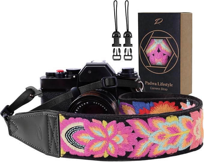 Padwa Lifestyle Colorful Knit Camera Strap by PadwaLifestyleCameraStrap