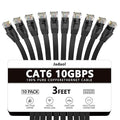 Jadaol Cat 6 Ethernet Cable 3ft 10-Pack, 10Gbps Support Cat8 Cat7 Network by Jadaol