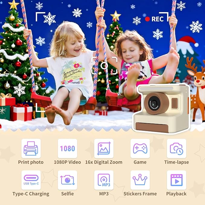 Kids Camera Instant Print, Instant Print Camera - Image 2