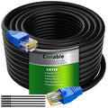 Cat5e Outdoor Ethernet Cable 350 Feet, Cat 5e Heavy Duty Internet Network LAN by Conable