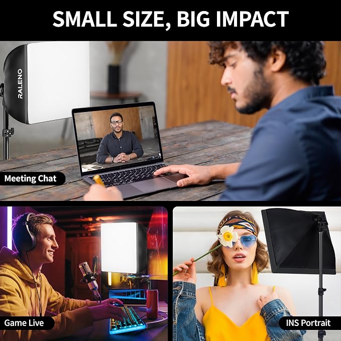 RALENO Softbox Photography Lighting Kit, Continuous Light - Image 7