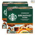 Starbucks Coffee K-Cup Pods, Breakfast Blend, Medium Roast Coffee, Notes of Brown Sugar & Sweet Orange, Keurig Genuine K-Cup Pods, 32 CT K-Cups/Box (32 Count (Pack of 2))