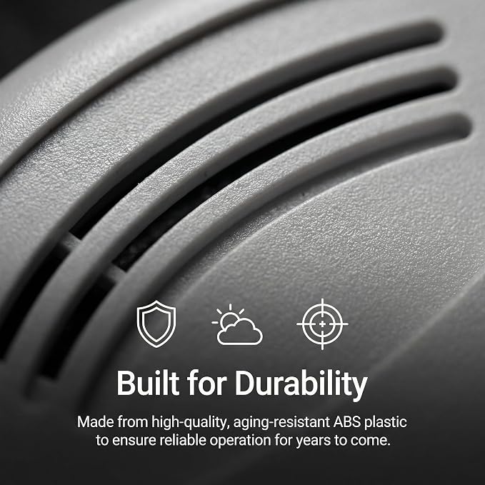 6 Pack Photoelectric Smoke Detector, 10-Year Battery Operated Fire Alarm - Image 5