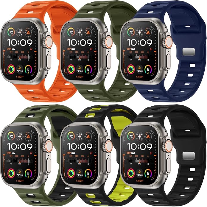 Sport Bands 6-Pack Compatible by Adorique