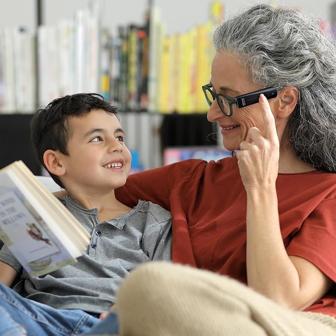 OrCam MyEye 2 Pro 2024. Advanced Wearable Artificial Intelligence Device with Assistive Capabilities: Voice/Gesture/Touch Control, Reads from Any Surface & Text Point