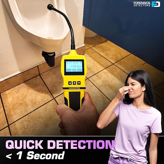 Sewer Smell Leak Detector by Forensics | 20-Year Sensor | Bathroom, Drains, Sewage, Plumbing |