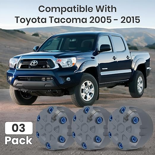 2nd Gen Tacoma Accessories AC Knob Upgrade - 2005,2006,2007,2008,2009,2010,2011,2012,2013,2014,2015 Tacoma Climate Control Dial Mods Set - 2nd Gen Tacoma Mods - for Toyota Interior Replacement Kit