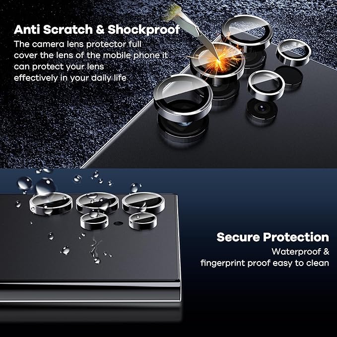 AACL 3-Pack for Samsung Galaxy S24 Ultra Screen Protector Tempered Glass - Image 5