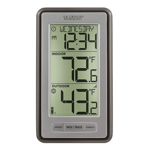 La Crosse Technology WS-9160UV3 Digital Indoor Outdoor Thermometer Wireless by LaCrosseTechnology