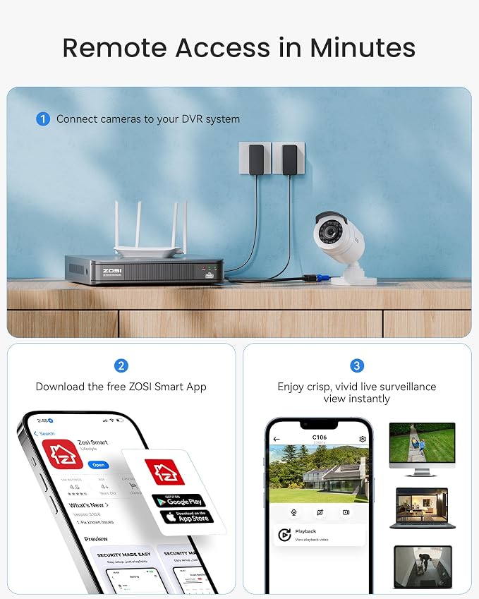ZOSI 3K Lite Home Security Camera System - Image 8