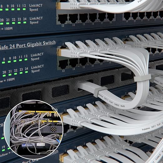 Folishine Ethernet Cable 100 ft, High Speed Cat 6e/Cat 6 Long Ethernet Cable - Image 6