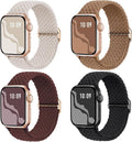 4 Pack Braided Stretchy Bands Compatible by Suitisbest