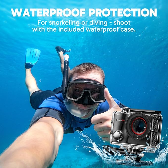AKASO EK7000 Pro 4K30fps 20MP Action Camera EIS Ultra HD 131FT Waterproof - Image 4