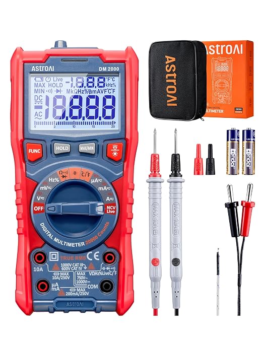 AstroAI Digital Multimeter Tester TRMS 20000 Counts by AstroAI