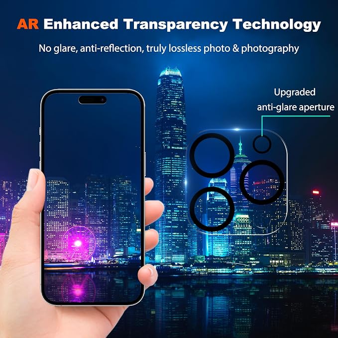 WHPXJY for Camera Lens Protector for iPhone 15 Pro /15 Pro Max Ultra HD - Image 4