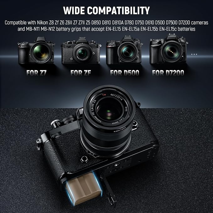 Neewer 2400mAh EN-EL15c Replacement Camera Battery - Image 3