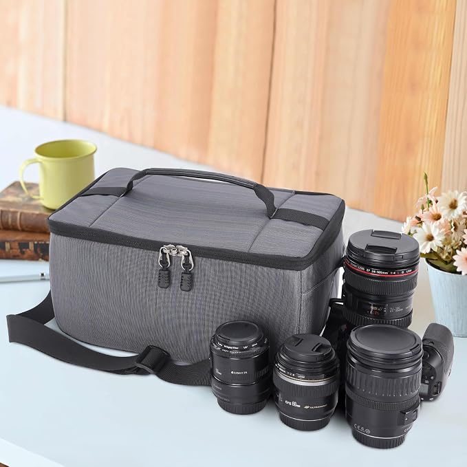 Koolertron Dslr Camera Insert Bag Purse Universal Liner Lens Pouch Partition - Image 4