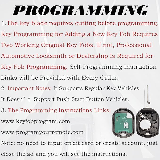 MechanMagic Key Fob Replacement Fits - Image 6