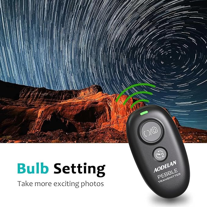 Camera Remote Control Wireless Shutter for Canon EOS RP, R6, ROS RP, Rebel T6, T7, T5, T3, SL2, 5D Mark II, 5d Mark iii, 5d Mark iv, 6D Mark II, 7d Mark ii, 7D Series, 5D Series; for Fujifilm X-T3