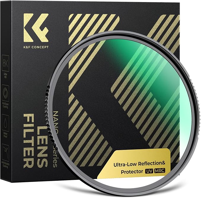 K&F CONCEPT 43mm Shockproof & Ultra Low Reflectivity MCUV Lens Protection Filter by KFCONCEPT