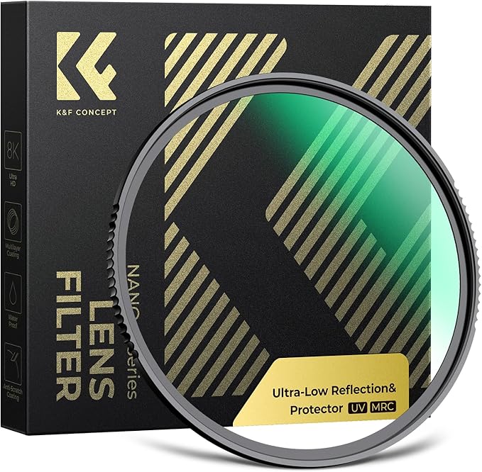 K&F CONCEPT 55mm Shockproof & Ultra Low Reflectivity MCUV Lens Protection Filter by KFCONCEPT