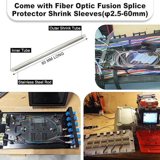 6 Strand Multimode OM3 50/125 ST-UPC Fiber Pigtail, ST OM3 Fiber Optic Pigtail - Image 4