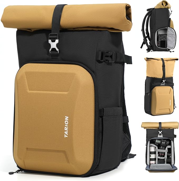 TARION Rolltop Camera Backpack by TARION