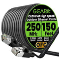 GEARit Cat 6 Outdoor Flat Ethernet Cable Direct Burial Rated LLDPE Jacket by GEARit
