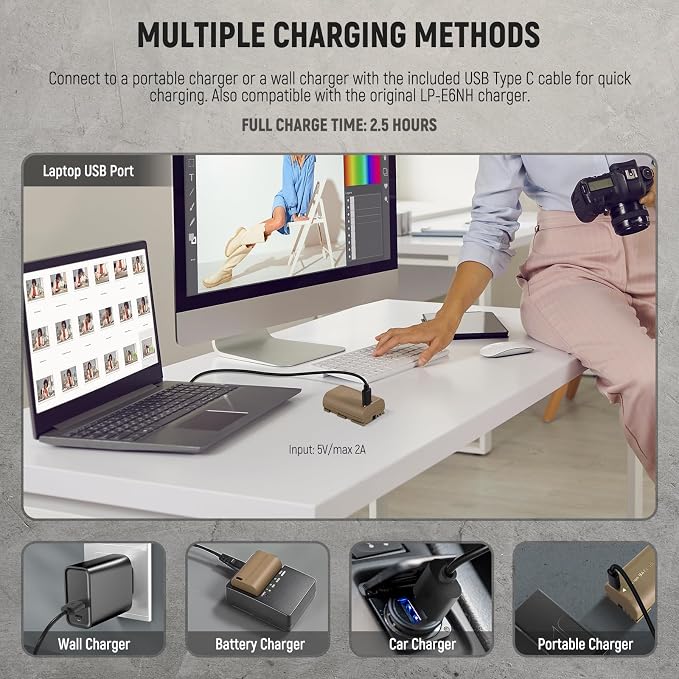 NEEWER Rechargeable Camera Battery - Image 6