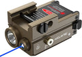AUCLAYTEC Pistol Flashlight Blue Laser Combo 420 Lumens Pistol Light Recharge by AUCLAYTEC