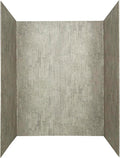 Palisade 78in x 60in x 36in Waterproof Vinyl Shower Surround Kit with Accessories in Urban Coast