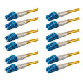 SpeedyFiberTX – 6-Pack 10 Meter LC to LC Fiber Patch Cable, Corning SMF-28 by SpeedyFiberTX