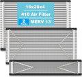(2-Pack) 410 Replacement Filter Compatible with April-Aire Whole House Air Purifier 4400, 3413, 2416, 2413, 1610, 1413 MERV 10, Actual Size: 16.75" x 27.75" x 4", Nominal Size: 16''x28''x4''