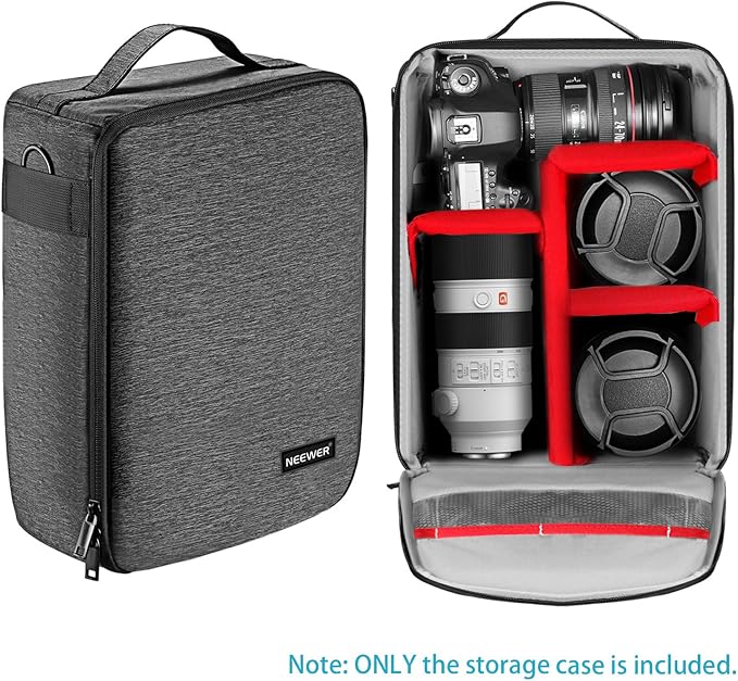 Neewer NW140S Waterproof Camera and Lens Storage Carrying Case 8.7x5.9x12.6 - Image 4
