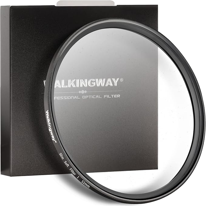 Walking Way 52MM White Pro Mist Diffusion Lens Filter, Dreamy Fog & Soft Glow by WalkingWay