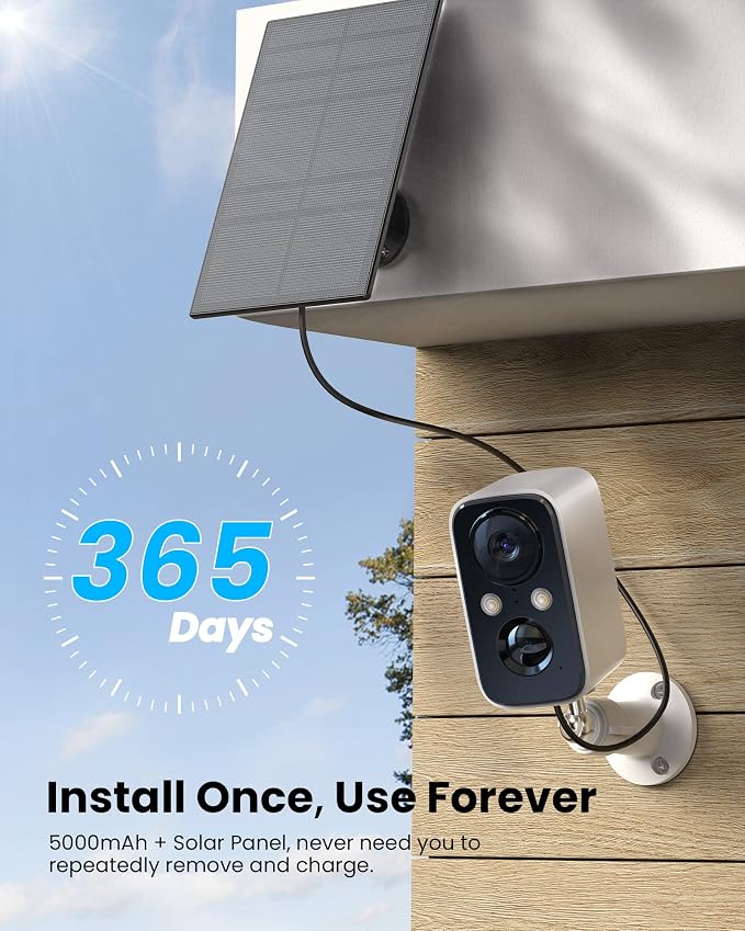 Solar Panel Security Cameras Wireless Outdoor - Image 2