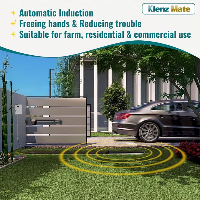 100FT. Upgraded Vehicle Exit Sensor with 100 ft Cable, Automatic Gate Opener Car Detector, Compatible with Mighty Mule,Ghost Controls,LiftMaster Vehicle Door Opening Systems