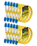 1M LC to LC Single Mode Fiber Patch Cable, 10 Pack OS2 LC to LC Fiber Patch by VANDESAIL