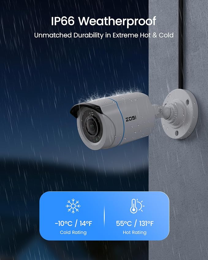 ZOSI H.265+ Home Security Camera System - Image 4