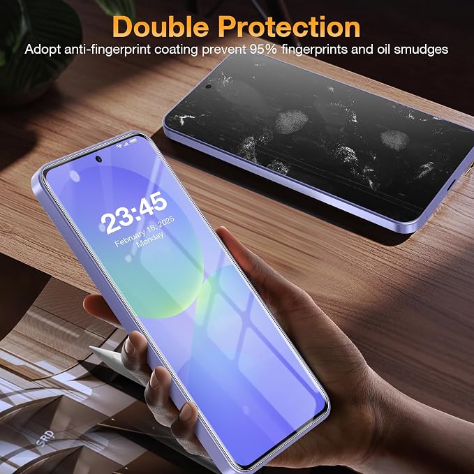 2+2 Pack for Samsung Galaxy A36 5G Screen Protector & Camera Lens Protector - Image 5
