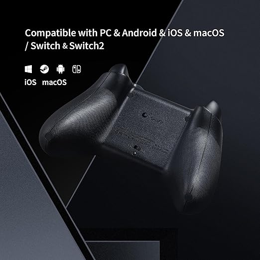 GuliKit ES PRO Fastest Wireless Controller – TMR Anti-Drift&Anti-Snapback Joysticks, Lowest Wireless Latency 3.25ms, Compatible with PC/Switch/Android/Switch 2 Wake-up,30h Battery, Gyro&Turbo for FPS
