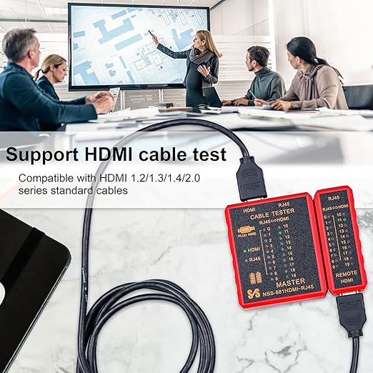 HDMI Tester Portable High Definition Network Cable Tester Checker - Image 3
