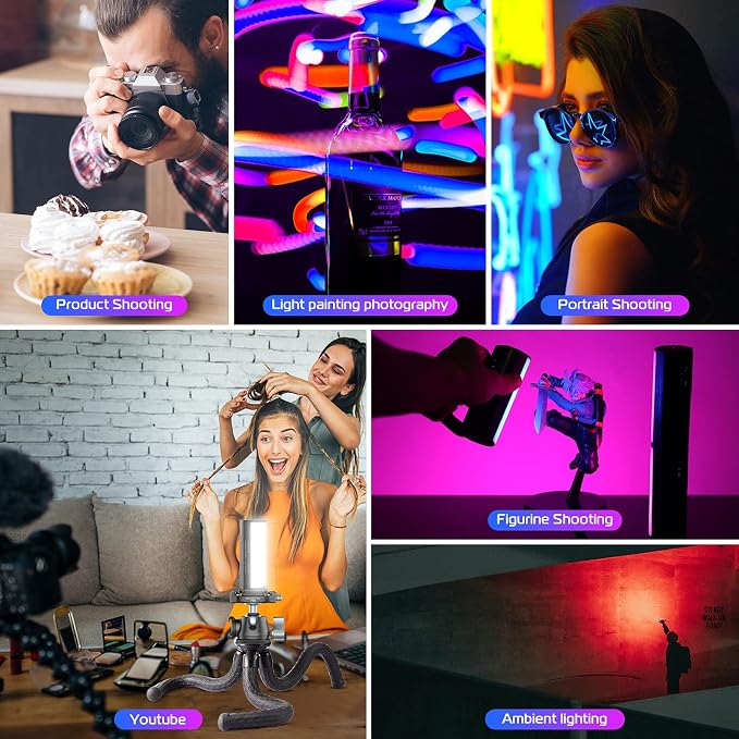 ULANZI RGB Light Wand, 360° Full Color Magnetic Mini Light Stick - Image 6