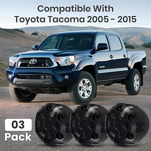 2nd Gen Tacoma Accessories AC Knob Upgrade - 2005,2006,2007,2008,2009,2010,2011,2012,2013,2014,2015 Tacoma Climate Control Dial Mods Set - 2nd Gen Tacoma Mods - for Toyota Interior Replacement Kit