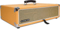Sound Town Vintage 2U Amp Rack Case, 12.5" Depth with Rubber Feet, Dust Cover, Kickstand, Orange (STVRC-2OR)